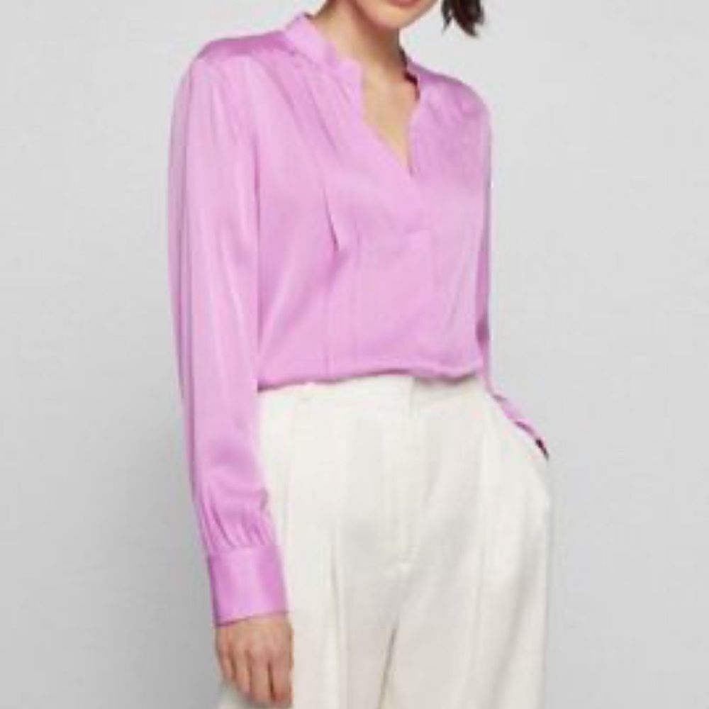 Hugo Boss Ladelia Blouse NWTin PURPLE Color